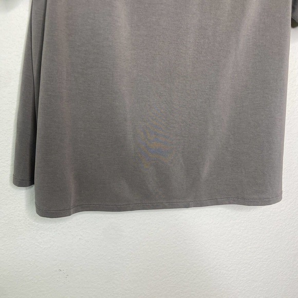 BCBCMaxAzria Kelsey Cold Shoulder Taupe Top L - Picture 5 of 9